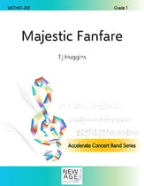 Majestic Fanfare Concert Band sheet music cover